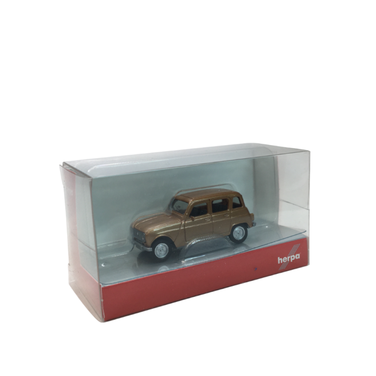 Renault R4, beige métallisé - HERPA 030199-002 - HO 1/87