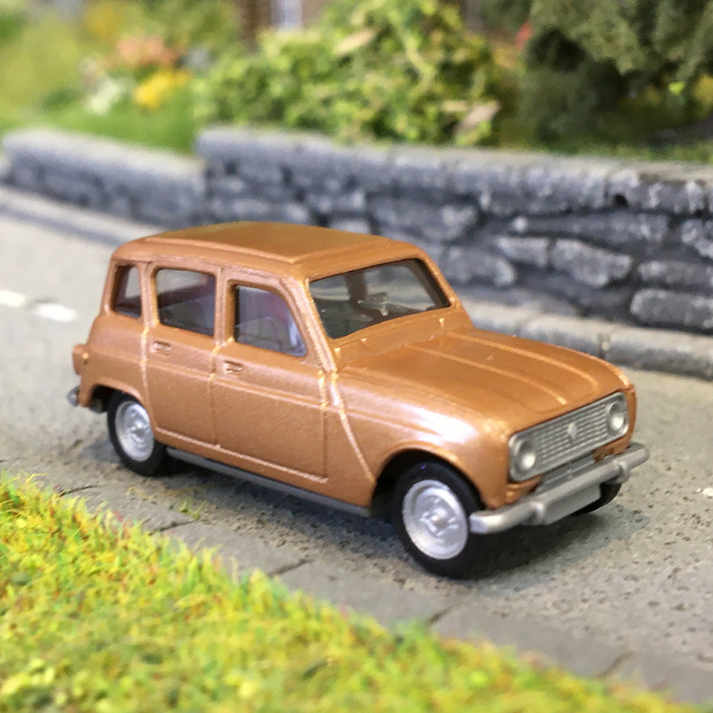 Renault R4, beige métallisé - HERPA 030199-002 - HO 1/87