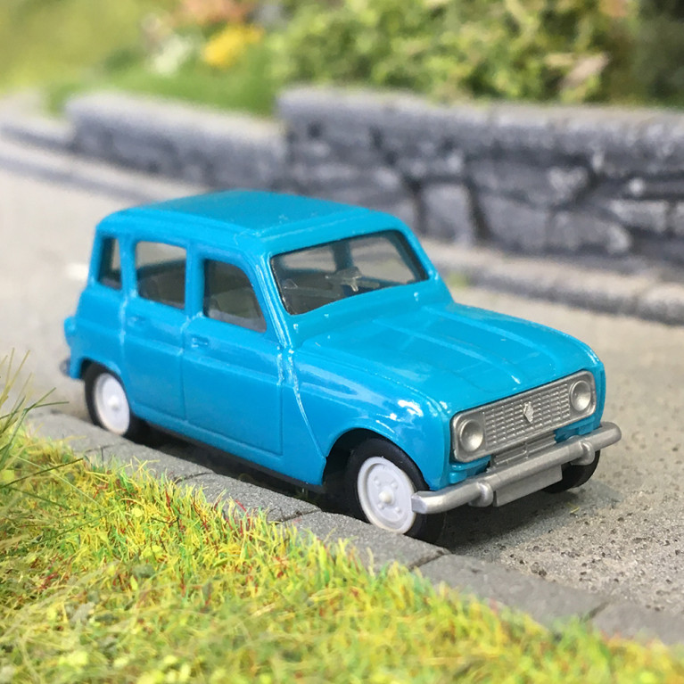Renault R4, turquoise - HERPA 020190-009 - HO 1/87