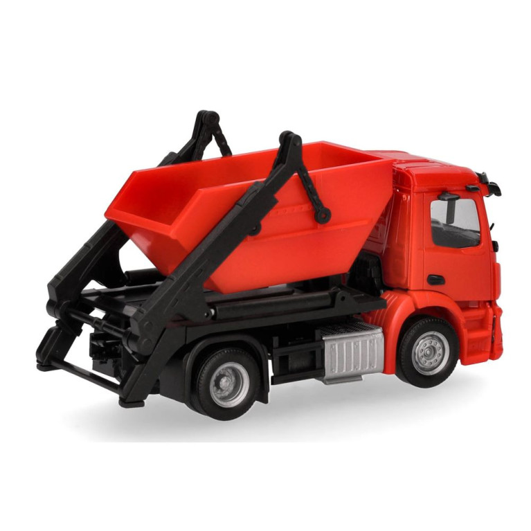 MiniKit benne Mercedes-Benz Actros S AK12, rouge - HERPA 013994 - HO 1/87
