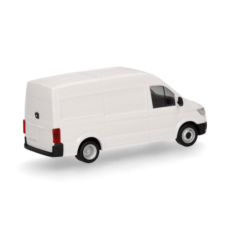 Minikit MAN TGE fourgon toit surélevé avec double entraînement, blanc - HERPA 014021- HO 1/87