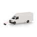 Minikit véhicule de livraison de colis MAN TGE/VW Crafter, blanc - HERPA 014076- HO 1/87