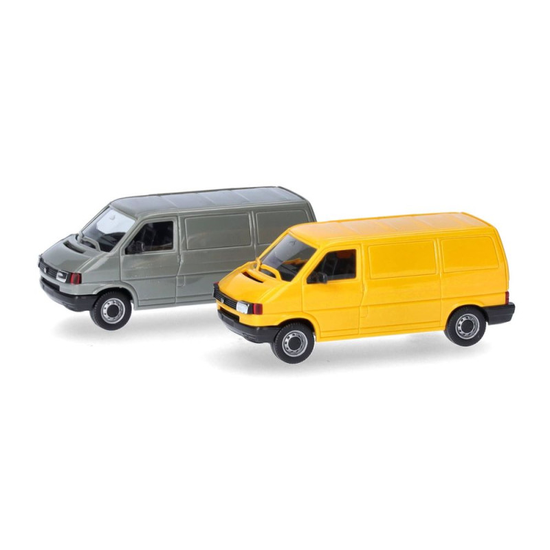 Minikit Volkswagen T4, gris/jaune - HERPA 012386-004 - HO 1/87
