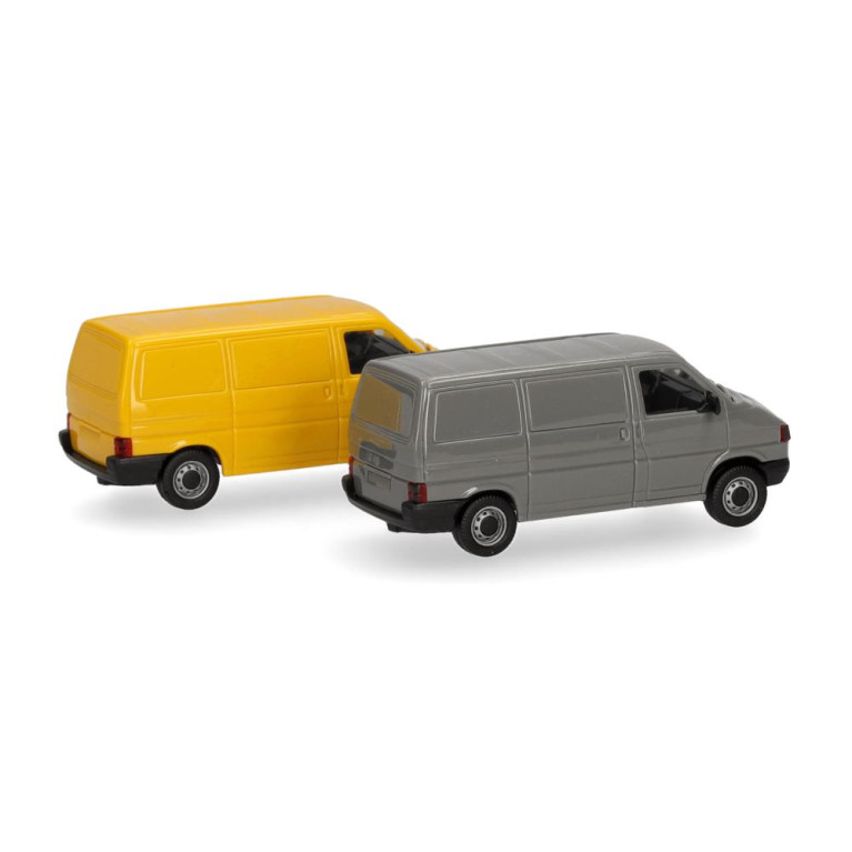 Minikit Volkswagen T4, gris/jaune - HERPA 012386-004 - HO 1/87