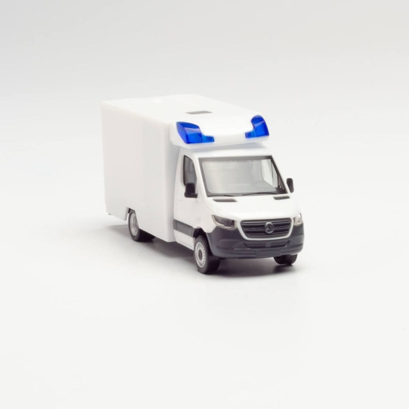 Minikit Mercedes-Benz Sprinter '18 Fahrtec RTW, blanc - HERPA 013826 - HO 1/87