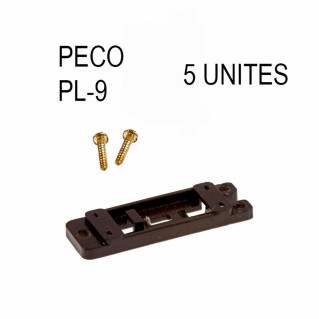 5 supports de fixation pour moteur d'aiguillage -HO-1/87-PECO PL-9