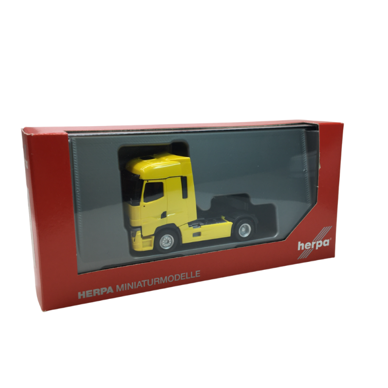 Renault T facelift tracteur routier, jaune - HERPA 315081-002 - HO 1/87
