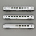 3 voitures TEE "Mistral", (Arux + A8u + AD4tux) Nice-Paris, SNCF - ARNOLD HN4501