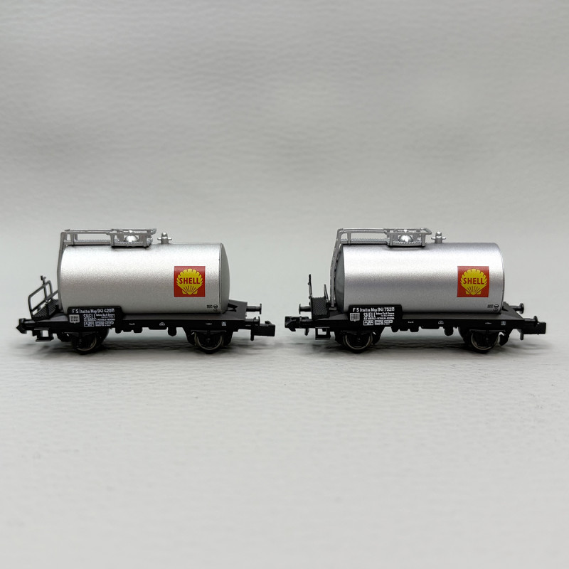 2 wagons citernes 2 essieux "Shell", FS - ARNOLD HN6701