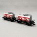 2 wagons citernes 2 essieux "BYRRH / Préfontaines", SNCF - ARNOLD HN6702