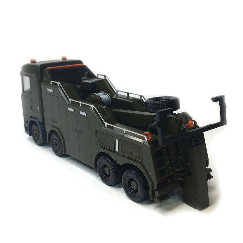 Véhicule de dépannage Scania CS 20 ND Empl Bison  "Armée luxembourgeoise" - HERPA 747196 - HO 1/87