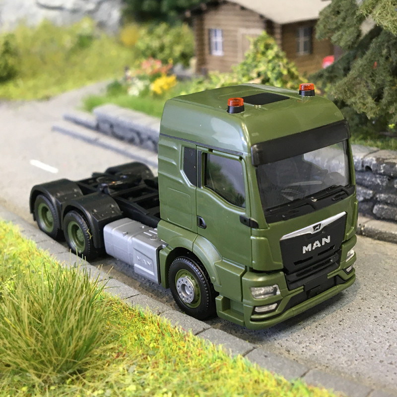 Tracteur routier MAN TGS TM, 3 essieux (6x4) - HERPA 747172 - HO 1/87