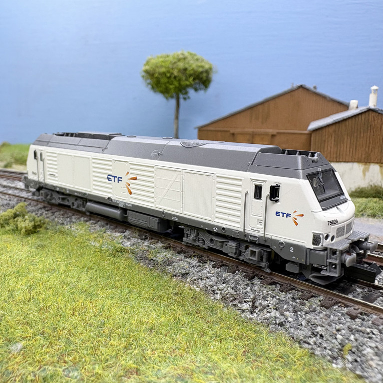 Locomotive diesel, BB 75024, ETF, Ep. VI - REE NW-295 - N 1/160