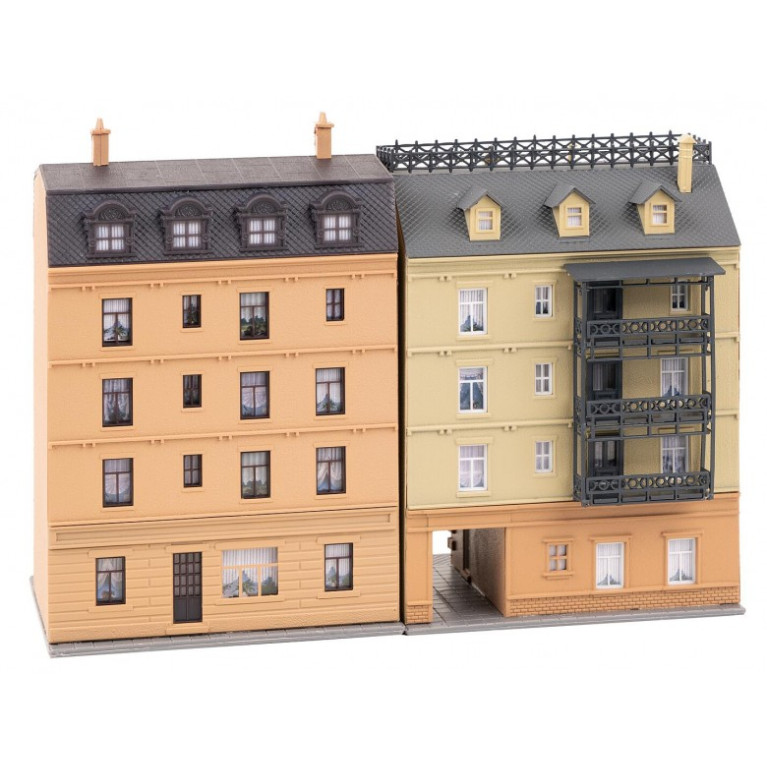 Immeubles urbains avec épicerie fine et pharmacie - Faller 232384 - N 1/160