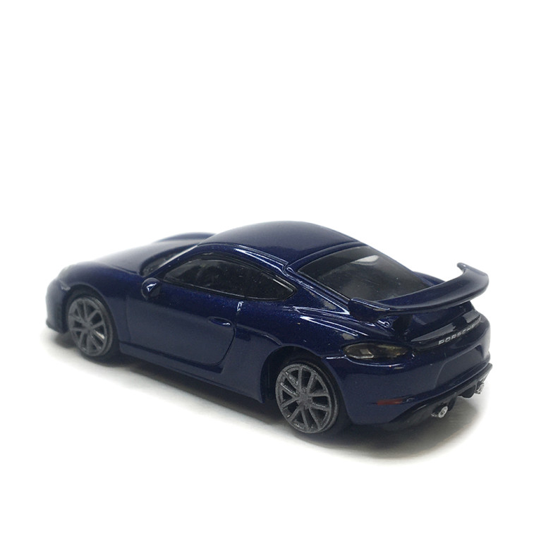 Porsche 718 Cayman, bleu métallisé, 2019 - Minichamps 870067600 - 1/87