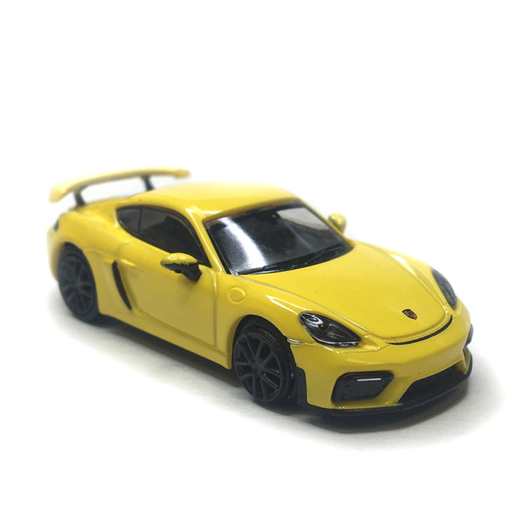 Porsche 718 Cayman, jaune, 2019 - Minichamps 870067602 - 1/87