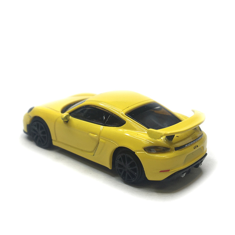 Porsche 718 Cayman, jaune, 2019 - Minichamps 870067602 - 1/87