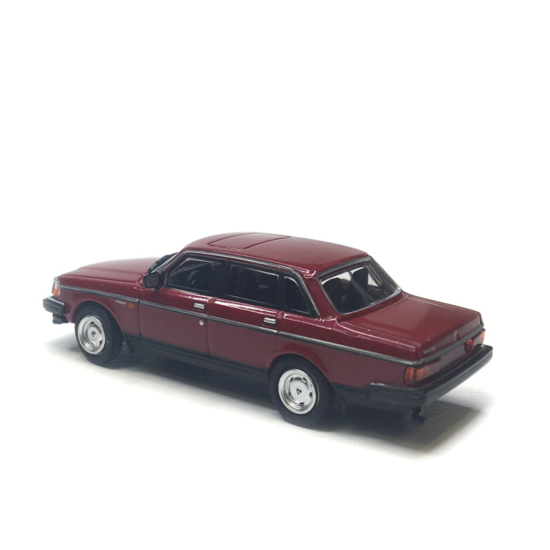Volvo 240 GL, rouge foncé métallisé, 1986 - Minichamps 870171402 - 1/87