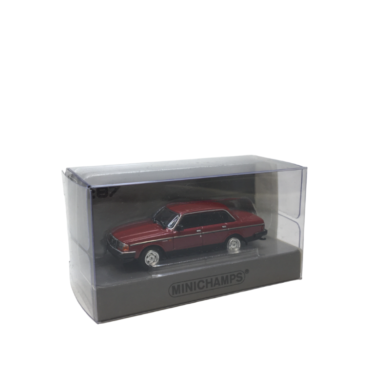 Volvo 240 GL, rouge foncé métallisé, 1986 - Minichamps 870171402 - 1/87