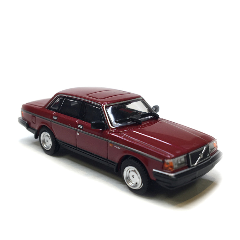 Volvo 240 GL, rouge foncé métallisé, 1986 - Minichamps 870171402 - 1/87