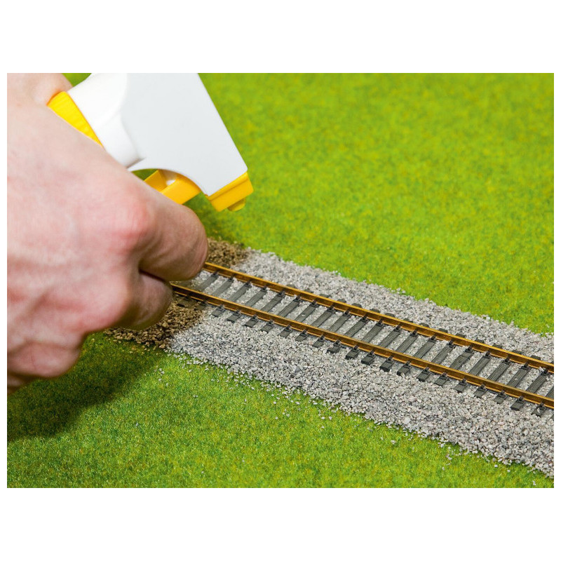 Cailloux pour ballast PREMIUM, matériau à répartir, Schotter-Fix, 600g - Faller 171699 - HO, TT, N