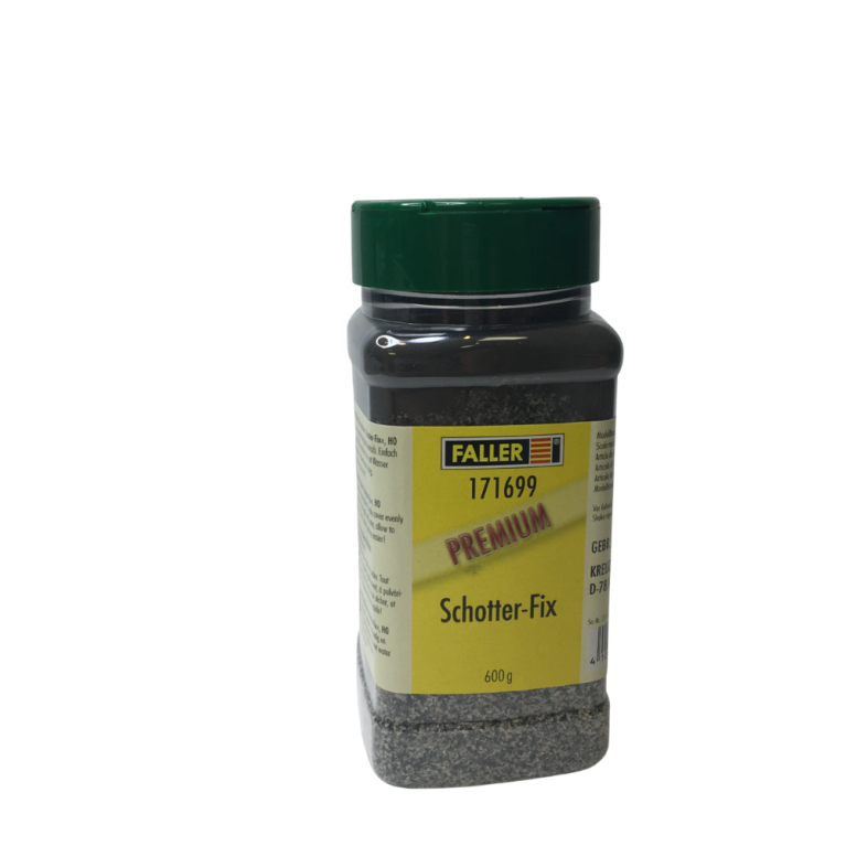 Cailloux pour ballast PREMIUM, matériau à répartir, Schotter-Fix, 600g - Faller 171699 - HO, TT, N