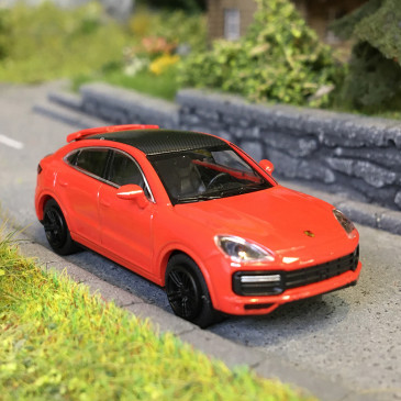 Porsche Cayenne Turbo coupé, orange, 2019 - Minichamps 870069121 - 1/87