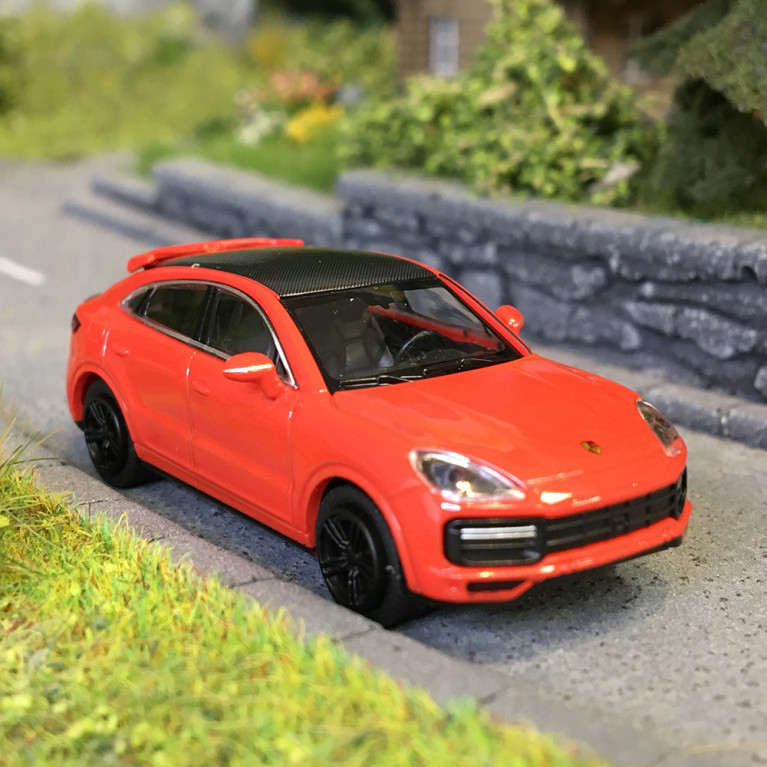 Porsche Cayenne Turbo coupé, orange, 2019 - Minichamps 870069121 - 1/87