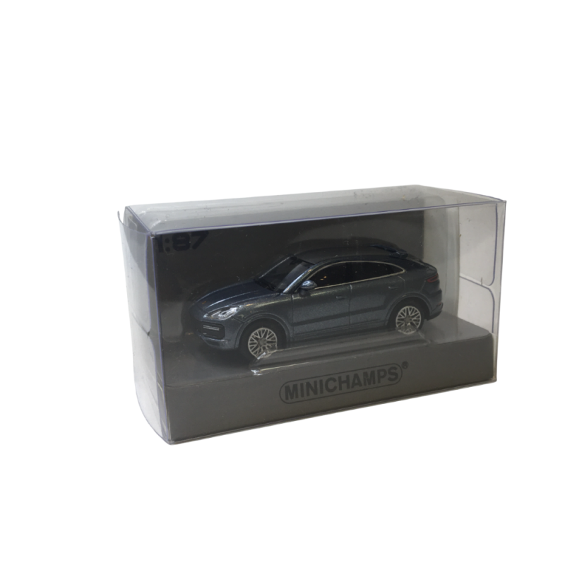 Porsche Cayenne Turbo coupé, bleu métallisé, 2019 - Minichamps 870069124 - 1/87