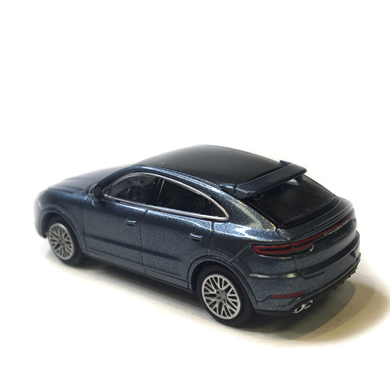 Porsche Cayenne Turbo coupé, bleu métallisé, 2019 - Minichamps 870069124 - 1/87