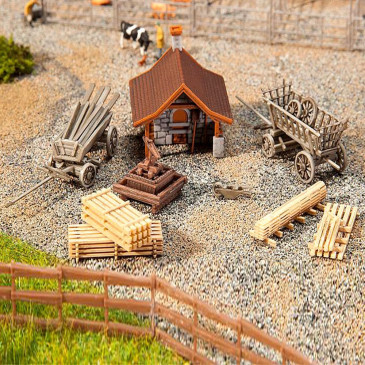 Four à pain de village avec accessoires-N-1/160-FALLER 232359