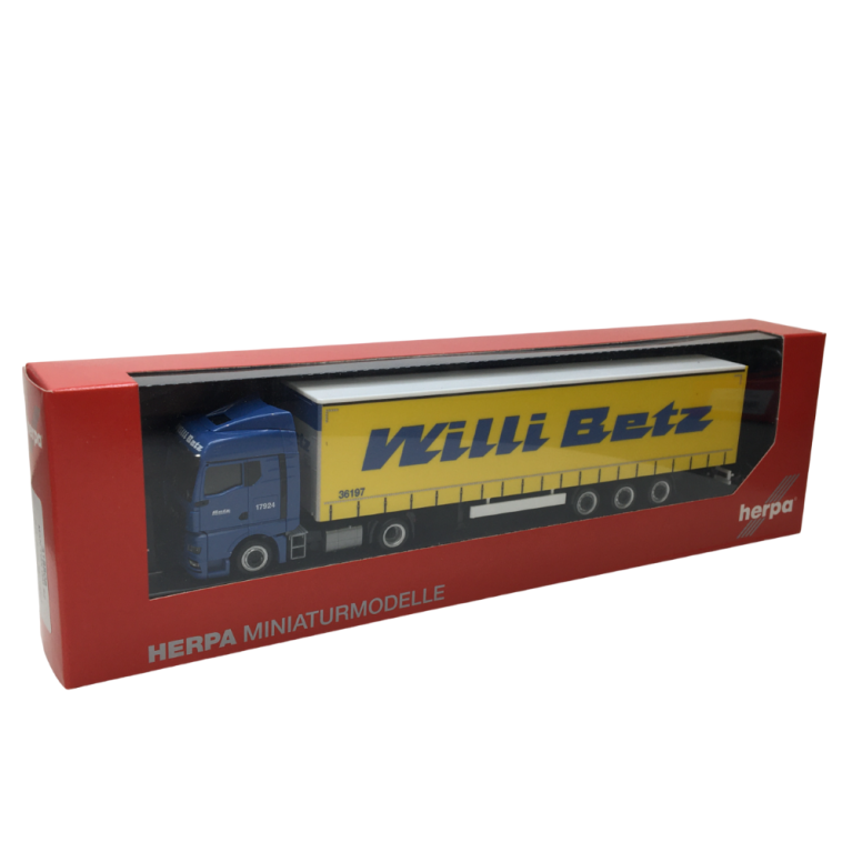 Semi-remorque bâchée MAN TGX "Willi Betz" - HERPA 318808 - HO 1/87
