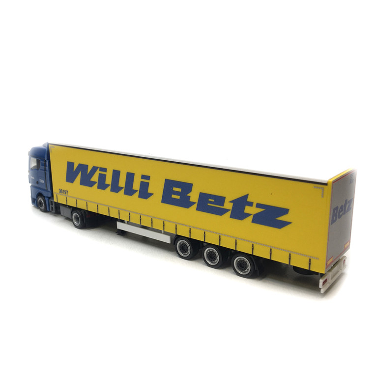 Semi-remorque bâchée MAN TGX "Willi Betz" - HERPA 318808 - HO 1/87