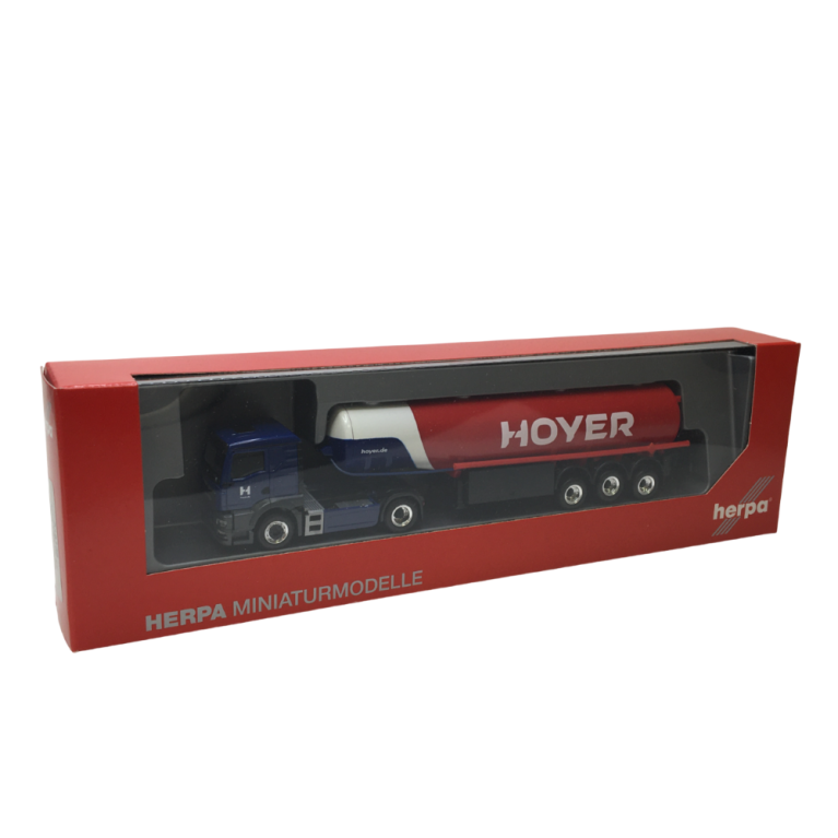 Semi-remorque citerne à essence MAN TGS TN "HOYER" - HERPA 318136 - HO 1/87