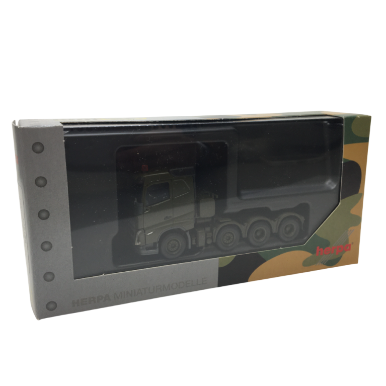 Tracteur lourd à toit plat, 4 essieux - HERPA 747189 - HO 1/87