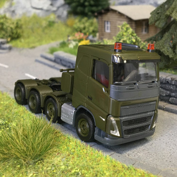 Tracteur lourd à toit plat, 4 essieux - HERPA 747189 - HO 1/87
