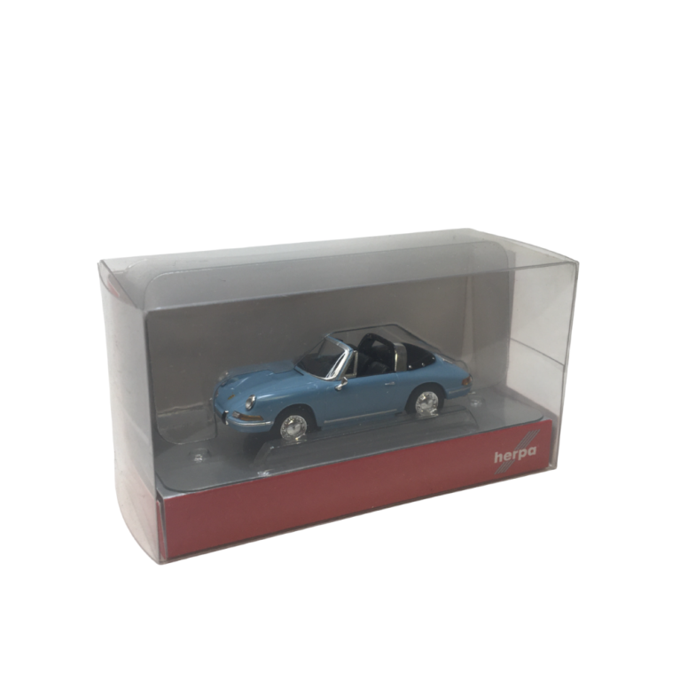 Porsche 911 Targa, bleu pastel - HERPA 023733-004 - HO 1/87