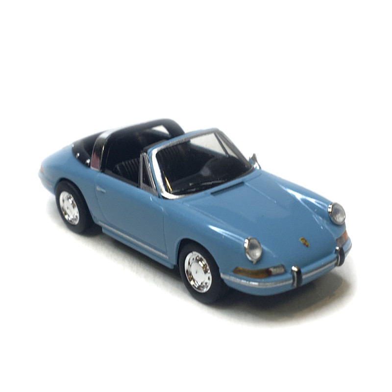 Porsche 911 Targa, bleu pastel - HERPA 023733-004 - HO 1/87
