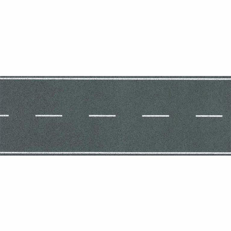 Feuille de route droite deux voies souple et autocollante 1ml-HO-1/87-FALLER 170630