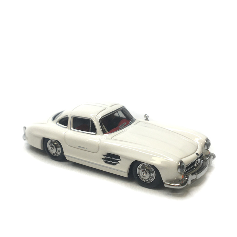 Mercedes-Benz 300 SL Gullwing, blanche - HERPA 421089-002 - HO 1/87
