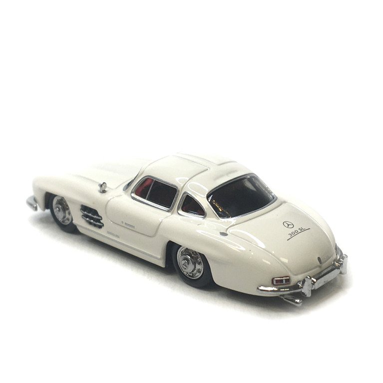 Mercedes-Benz 300 SL Gullwing, blanche - HERPA 421089-002 - HO 1/87