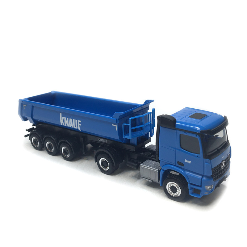 Mercedes-Benz Semi-remorque à benne ronde - HERPA 319096 - HO 1/87