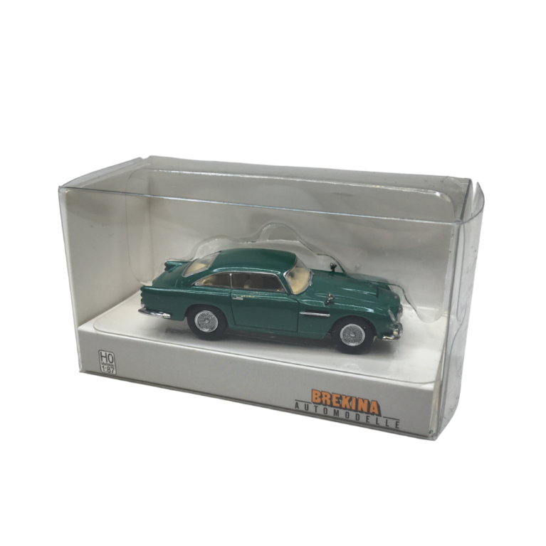 Aston Martin DB5 coupé, vert métallisé, 1964 - BREKINA 15229 - HO 1/87