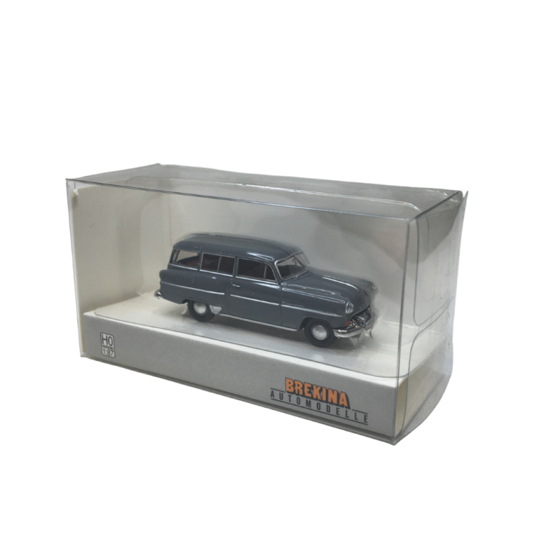 Opel Olympia Rekord caravan, gris foncé, 1954 - BREKINA 20243 - HO 1/87