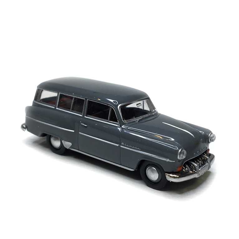 Opel Olympia Rekord caravan, gris foncé, 1954 - BREKINA 20243 - HO 1/87