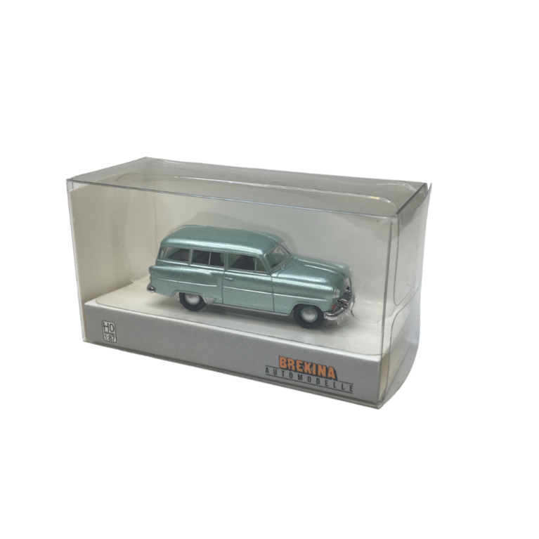 Opel Olympia Rekord caravan, vert clair, 1954 - BREKINA 20248 - HO 1/87