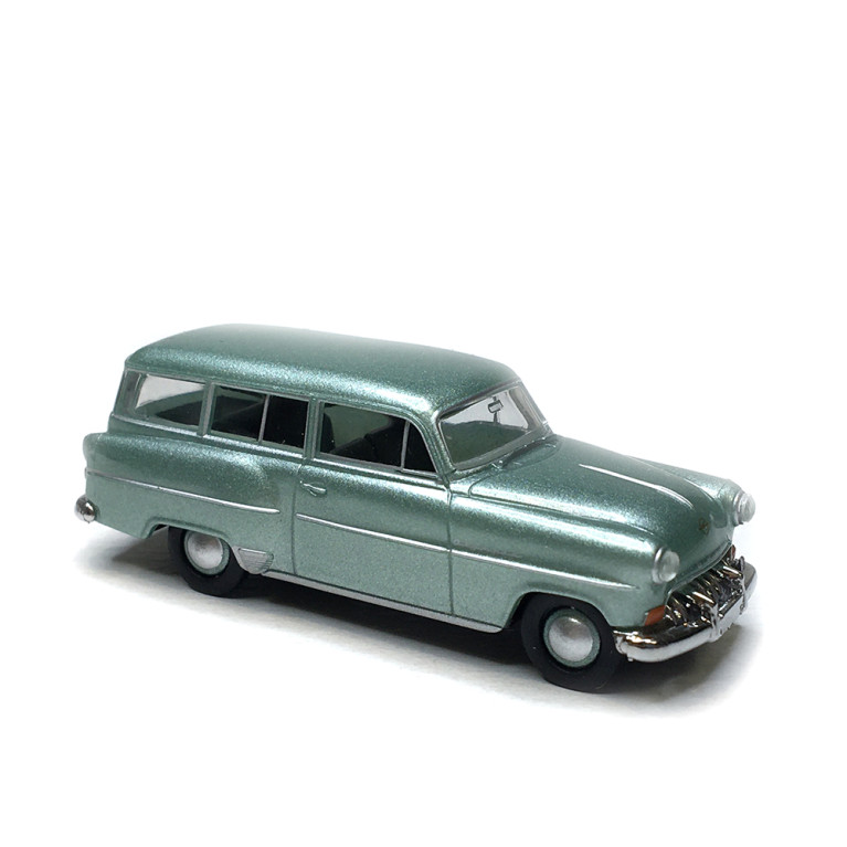Opel Olympia Rekord caravan, vert clair, 1954 - BREKINA 20248 - HO 1/87