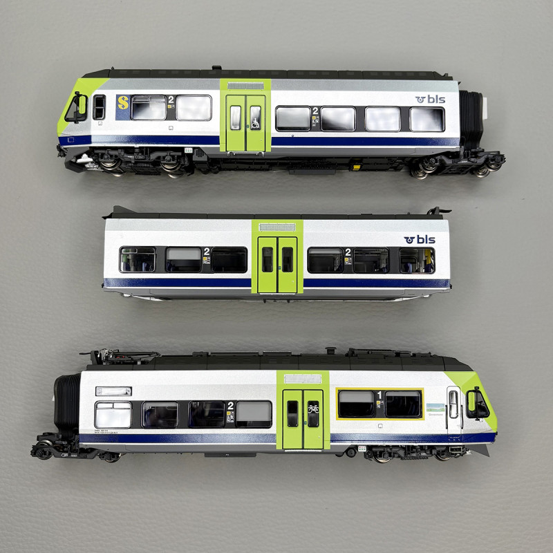 Automotrice RAbE 525 010, NINA "Gerzensee", 3 éléments, BLS - LSMODELS 17202DCS
