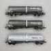 3 wagons citernes type Zacns, GATX loué à Wascosa - ROCO 6600143