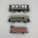 2 voitures 2/3 CL BCi, 3 CL Ci et un wagon couvert G, DB - ROCO 6200040